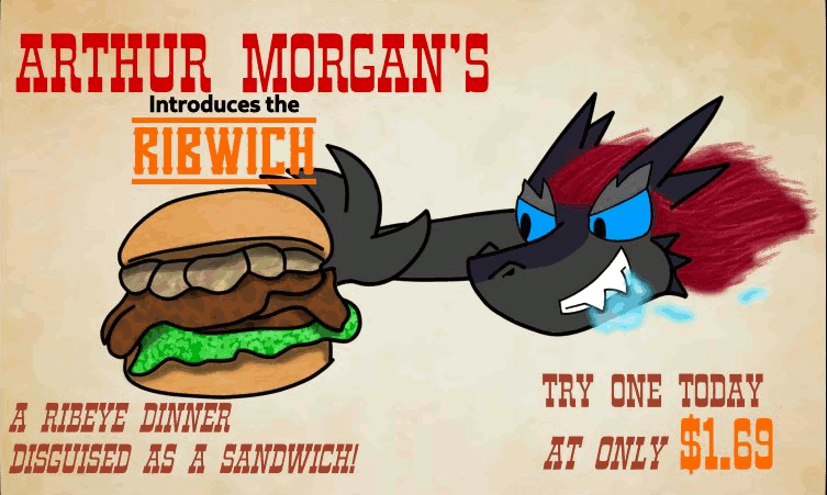 Arthur Morgan's presents the Ribwich